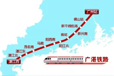 梅龙高铁和广湛高铁区别,梅龙高铁连接广州
